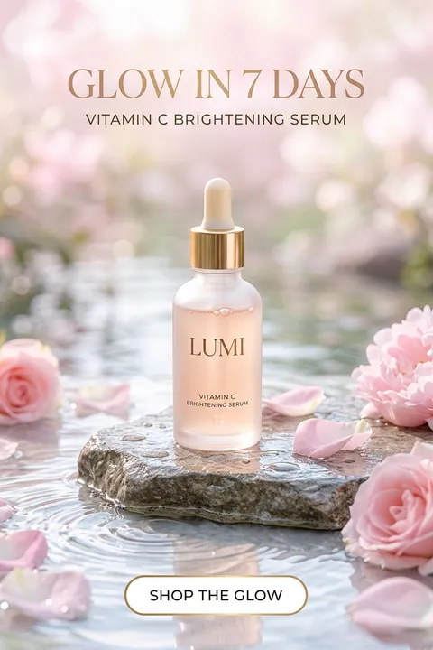 LUMI poster — Skincare launch
