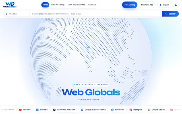 Web Globals — Marketing Agency website