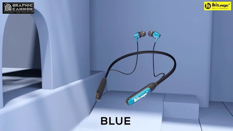 Hitage Neckband — 3D Motion