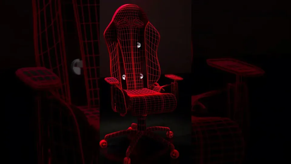 Gaming Chair CGI Ad — Maya · After Effects